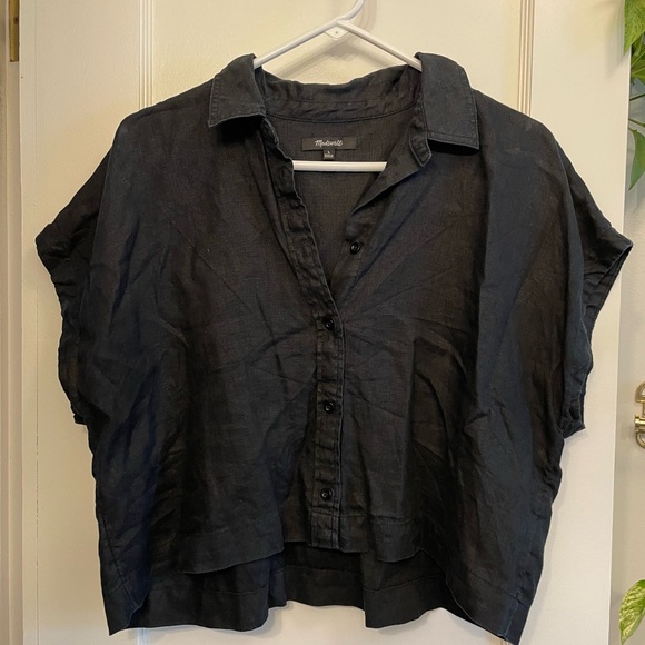 Madewell 100% Linen Dolman Shirt - Picture 6 of 9